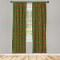thumbnail image 3 of Ambesonne Paisley Curtains, Eastern Traditional, Pair of 28"x63", Multicolor, 3 of 5