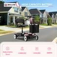 thumbnail image 6 of 15 Miles Long Range 4-Wheel Mobility Scooter for Adults & Seniors, 6MPH Foldable Electric Mobility Scooter, 330LBS Heavy Duty Capacity, 350W Powered Portable Wheelchair Device with Removable Battery, 6 of 10
