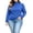 Blue, variant on Womens Plus Size Tops Classic Turtleneck Long Sleeve Slim Fit Top Stretchy Base Layer Shirt Casual Fall Winter Layering Tee Blue XS