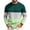 Light Green, variant on GrmtClth Golf Shirts For Men Horizontal Three Color Block Striped Crewneck Long Sleeve Shirts Relaxed Fit Lightweight Autumn Outdoor Running Tops Light Blue S
