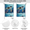 thumbnail image 2 of Easygdp Watercolor Turtle Garden Flag Yard Flag Welcome Flag, Double-Sided, Weather Resistant for Outdoor Decor - 12.5"x18", 2 of 9