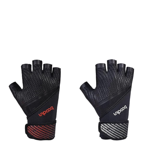 Guantes deportivos fitness medio dedo XianweiShao antideslizante B10