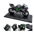 thumbnail image 1 of 1:12 Kawasaki Xtellar H2r Metal Moto Escala Con Luz Y Base, 1 of 1
