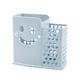 thumbnail image 2 of Contenedor de cubiertos de acero inoxidable | Organizador de cocina comercial para cuchillos, tenedores y pajitas | Escurridor de utensilios de plástico con orificios de ventilación, 2 of 6
