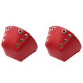 thumbnail image 1 of 2 Pcs Roller Skate Toe Cap Guards Ice Skates Leather Toe Cap Protective Cover Shoe Shield Toe Protector Sport Accessories, Red, 1 of 7