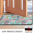 thumbnail image 3 of Multicolor Cartoon Geometric and Striped Pattern Door Rugs,Washable Non Slip Door Mats Indoor,Decorative Door Mats,Entry Mat Indoor for Entrance,Bedroom,Kitchen,Bathroom,30"x17", 3 of 6
