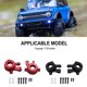 thumbnail image 4 of Vogacara RCGOFOLLOW-portador de buje de dirección, pieza de coche de control remoto, nudillos de bloque de dirección duraderos para 1/18 Trx4m Kits de construcción modelo Negro, 4 of 6