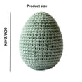 thumbnail image 3 of Knitted Easter Eggs Decorations, Increase Ambiance, 2.4", Easter Basket Filler, Handcrafted Spring Ornaments, Festive Accents, for Home Dining Room Party Garland Wreath Display, 3 of 9