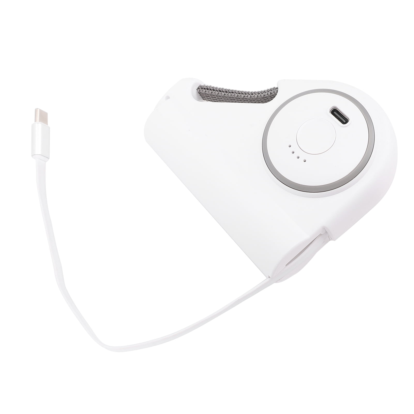 5000mAh Retractable Charger, Power Bank with 30In Cables, 22.5W Portable Charger LED Small Power Bank for Outdoor Travel