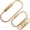 Gold LM, variant on Keychains Keyring Stocking Stuffers for Men and Women Key Chain Ring Clip Holder Organizer for Home Car Keys Key Christmas