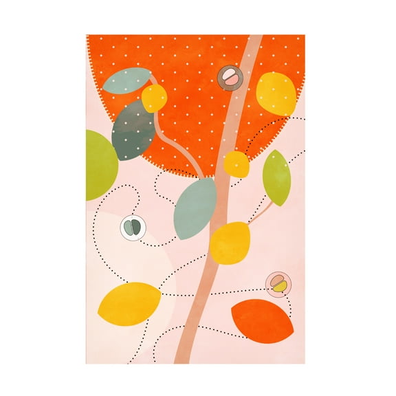 Trademark Fine Art Ana Rut Bre Friendly Colors Hilma 5 Canvas Wall Art