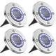 thumbnail image 1 of Paquete de 4 luces solares LED para exteriores de 20 unidades, focos solares, luces solares para jardín, patio, césped, iluminación de suelo, proyector de jardín, iluminación de escaleras y luces sola, 1 of 5