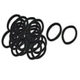 thumbnail image 1 of Unique Bargains 24 Pcs Élastiques Élastiques à Queue de Cheval Élastiques à Cheveux Noirs, 1 of 1