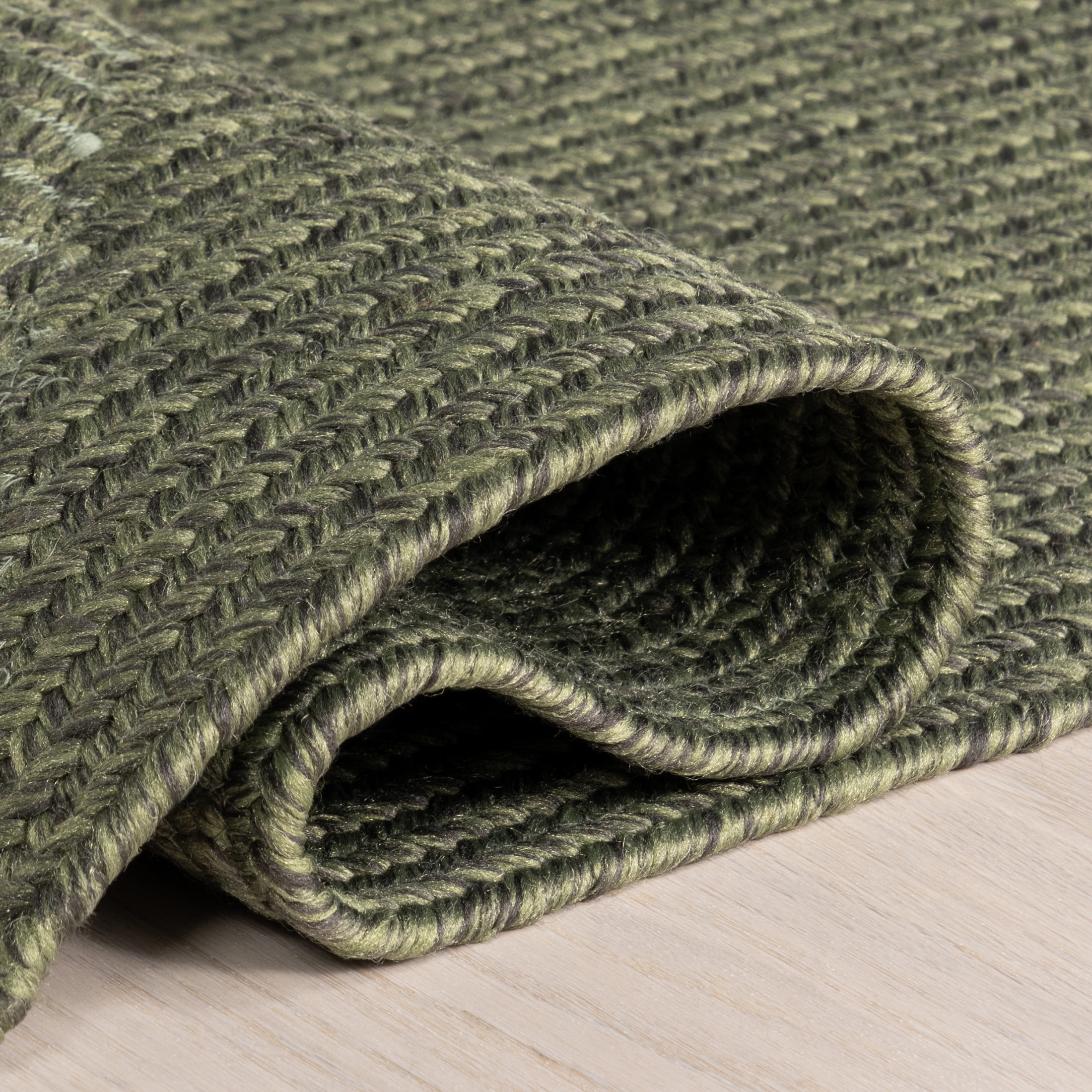 nuLOOM Wynn Braided Indoor/Outdoor Area Rug, 8' 6" x 11' 6", Wynn Green