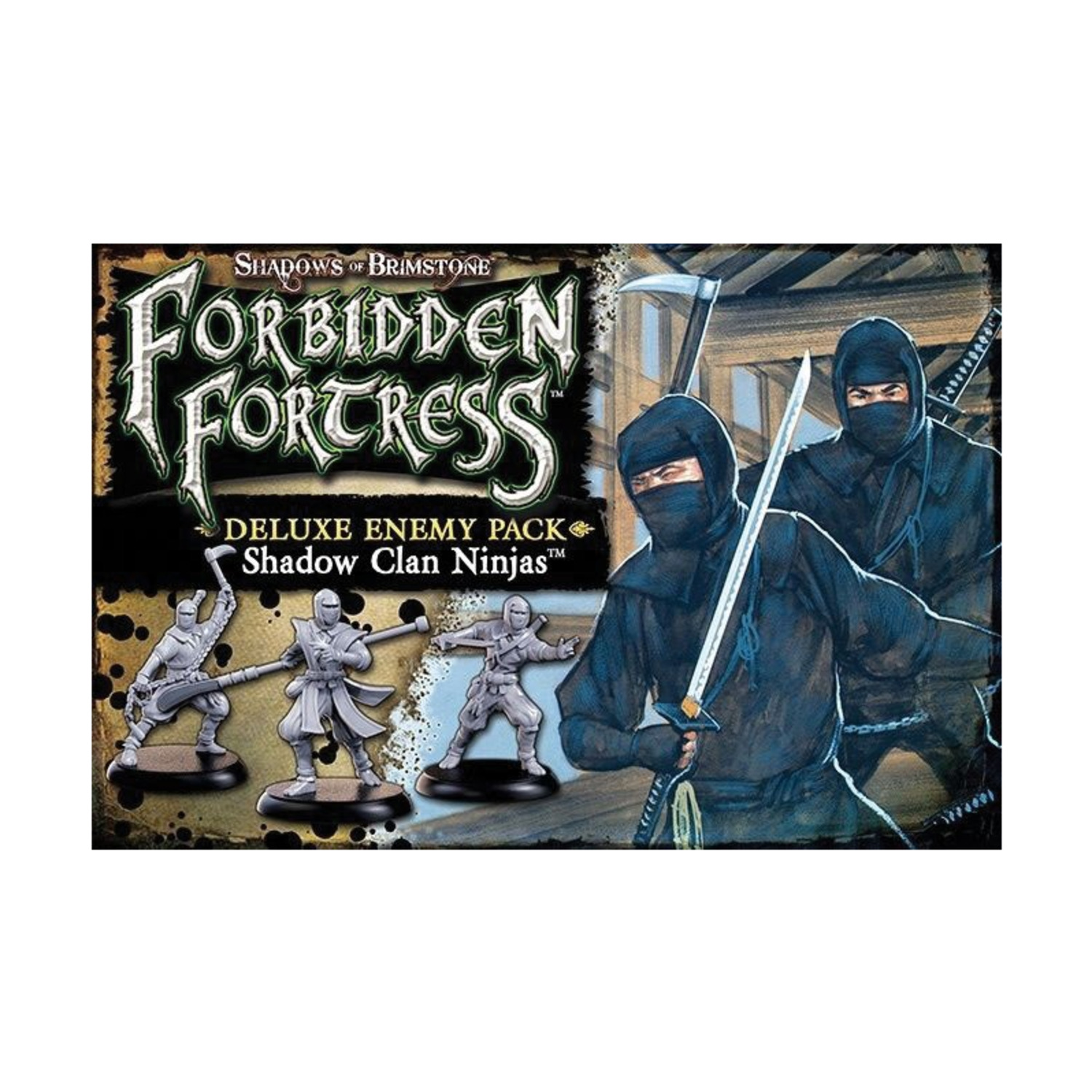 Flying Frog Productions FYF07DE07 Shadow of Brimstone Clan Ninja Deluxe  Enemy Pack Board Game - Walmart.com
