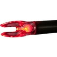 thumbnail image 2 of Nockturnal Fit Universal Size Red Lighted Arrow Archery Nocks, 3 Pack, 2 of 3