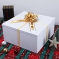 thumbnail image 3 of Extra Large Gift Box with Lid 20x20x10 Inches, Large White Gift Box Giant Gift Boxes with Lids for Presents Packaging for Birthday Surprise, Christmas, Anniversaries, Wedding Party, 3 of 9