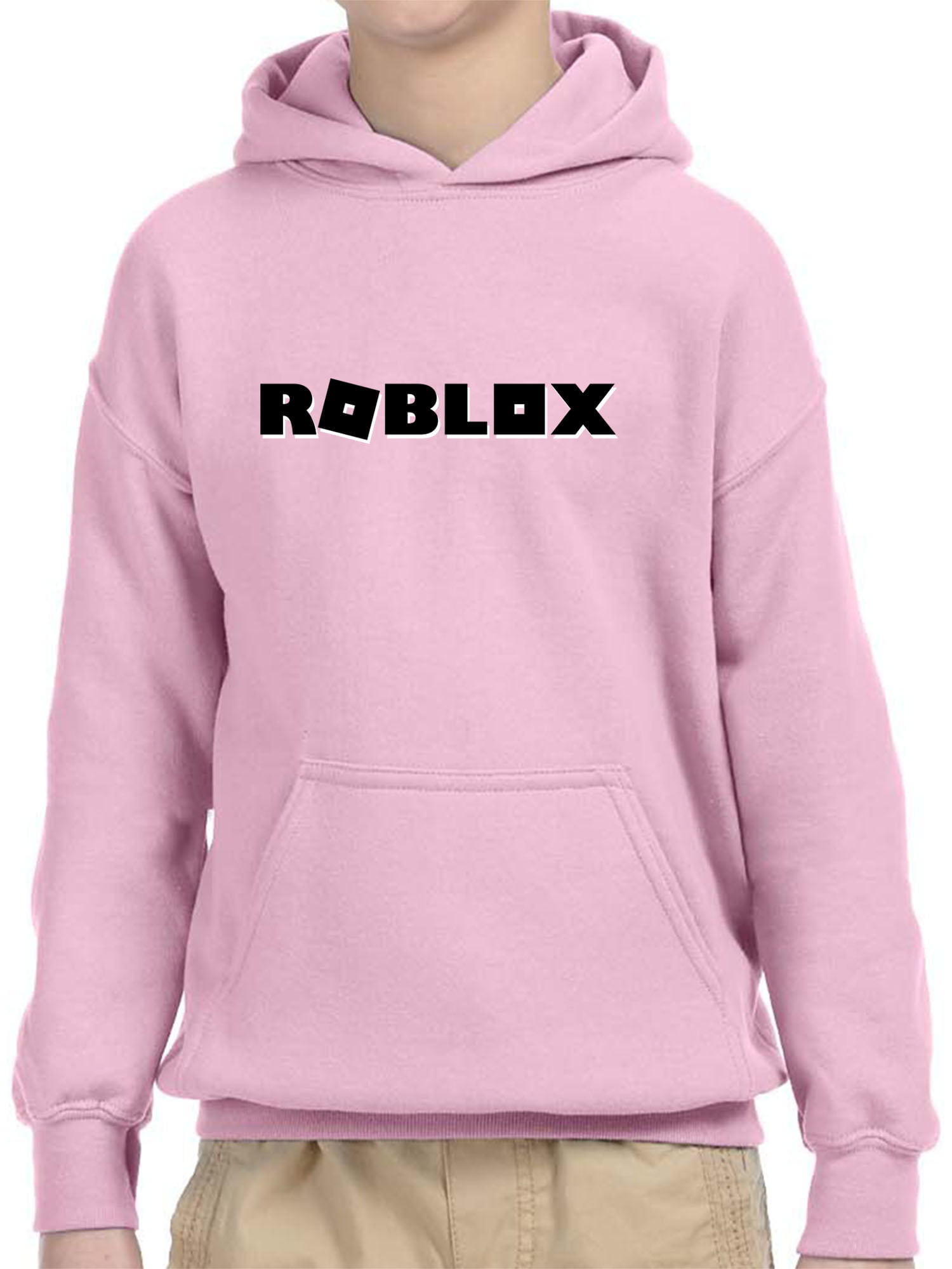 New Way New Way 1168 Youth Hoodie Roblox Block Logo Game Accent Unisex Pullover Sweatshirt Medium Light Pink Walmart Com Walmart Com - roblox light blue hoodie
