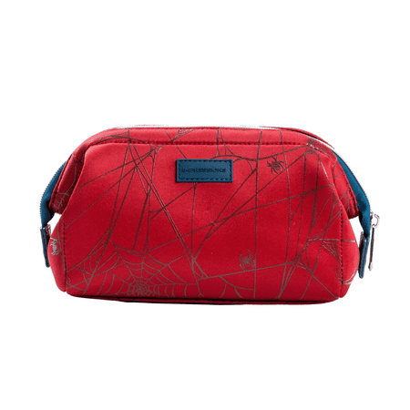 Impressions Vanity Marvel Spider-Man Toiletry and Tech Bag Travel Organizer with Framed Zip Opening and Inner Pockets