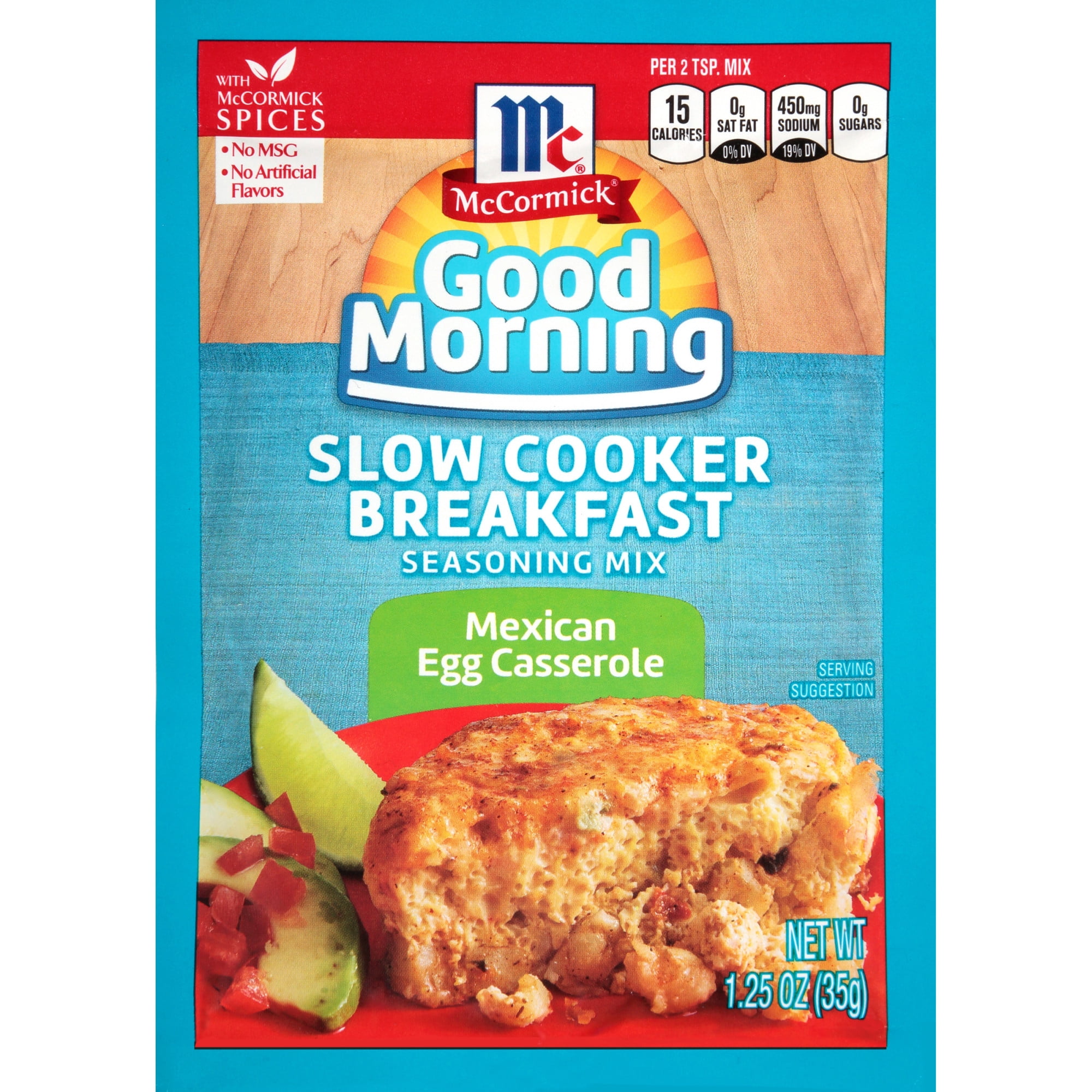 McCormick Good Morning Mexican Egg Casserole Slow Cooker Breakfast