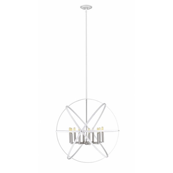 10 Light Chandelier in Fusion Style 36 inches Wide By 34.5 inches High Bailey Street Home 372-Bel-3173875