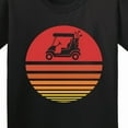 thumbnail image 4 of Inktastic Golf Cart at Sunset Youth T-Shirt, 4 of 5