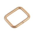 thumbnail image 5 of Uxcell Metal Rectangle Buckles 25x20mm Inside Dimension for Bags Belts DIY Accessories Gold Tone, 20pcs, 5 of 5