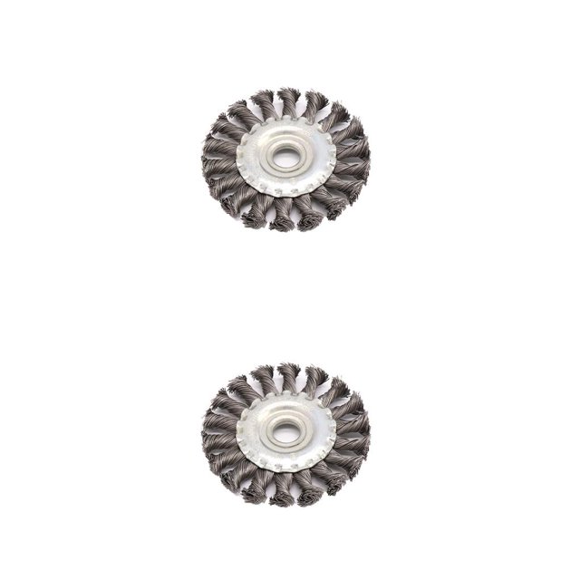 Speravity Cepillo de rueda de alambre de acero con nudo torcido M14 de 100mm, disco de cepillo de taza de rueda de alambre de eliminación de óxido para Type2 NO2 Speravity CBP088576