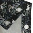 thumbnail image 4 of Ambesonne Grommet Curtain, , 50"x72", Charcoal Grey and Sage Green, 4 of 5