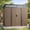 6 x 4 Brown, variant on 6x4 ft Outdoor Storage Shed with Double Lockable Doors - Weather-Resistant Garden Shed in Gray