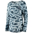 thumbnail image 2 of Women's New Era Navy New York Yankees Tie-Dye Long Sleeve T-Shirt, 2 of 3