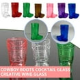 thumbnail image 3 of 25x Creative Wine Cup 1OZ Cowboy Boots Cocktail Cup Mini Cup D709, 3 of 9