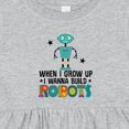 thumbnail image 4 of Inktastic Future Robot Builder Robotics Engineer Girls Baby Dress, 4 of 5