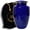 BLUE, variant on Nova Niche Aluminum Cremation Urn for Human Ashes Adult – Large Funeral Memorial Urn Blue with Velvet Bag (200 lbs)