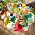 thumbnail image 5 of FloreceBien Calla Lily 10 Uds ramo de flores artificiales para boda novia ducha decoración del hogar Flor de lirios de imitación, 5 of 5
