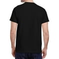 thumbnail image 3 of Jnriver Men's Short Sleeve Lightweight Heavy Cotton T-Shirt Regular-Fit Crewneck Tee for Casual Wear Gym Workout Summer Outfit - Black - 2XL, 3 of 3