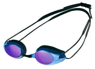 Arena Tracks Swimming Goggles-schwarz/blau/schwarz 