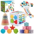 thumbnail image 1 of Montessori Toys SpringFlower 5 en 1 para bebés de 0 a 18 meses, 1 of 8