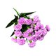 thumbnail image 2 of Ramo de Claveles de Seda 3D - Flores Artificiales Rosas, Rojas y Blancas para El Día de La Madre, Decoración Del Hogar y Fiestas - Arreglo Floral de 35 Cm con Hierba y Hojas de Plástico, 2 of 6