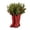 Red, variant on Light-Up Waving Santa Claus Tabletop Figurine, 7.87Inch Resin Christmas Decoration with Warm LED, Festive Holiday Tabletop Ornament for Indoor Home Party Decor