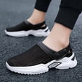 thumbnail image 6 of Men'S Breathable Mule Shoes with Mesh Upper, Casual Slip-Ons, EVA Sole, Odor-Resistant Beach Shoes, And Clogs, 6 of 9
