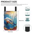 thumbnail image 7 of COEQINE Dolphin Crutch Pouch Medical Crutch Accessories Hanging Carrying Pocket Broken Foot Underarm Crutch Pouch with Storage Pockets Cane Pouch Gifts for Kids Girls, 7 of 7
