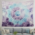 Tapestry Mandala Wall Hanging Decor Purple And Grey Indian Hippie