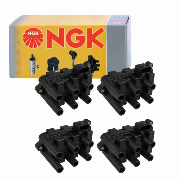 4 pc NGK 49001 Ignition Coils for 1415099 178-8366 1F21-18-100 1F21-18-100A 1F21-18-100B 1F21-19-100A 1F2U-12029-AC 1F2Z-12029-AA 1F2Z-12029-AC 2505-98348 36-1189 5F2Z-12029-AD 5F2Z-12029-ADFC