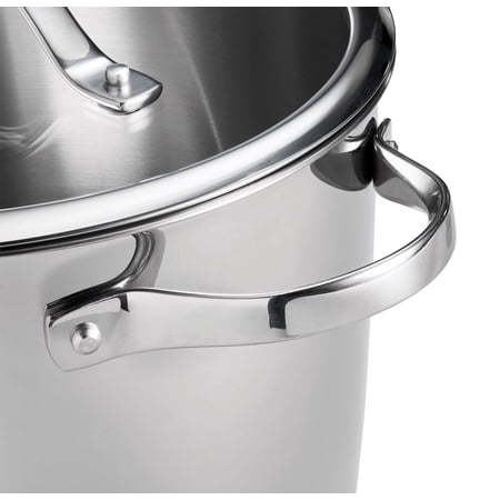 Tramontina 8-Quart Stainless Steel Tri-ply Base Multicooker with Pasta Insert