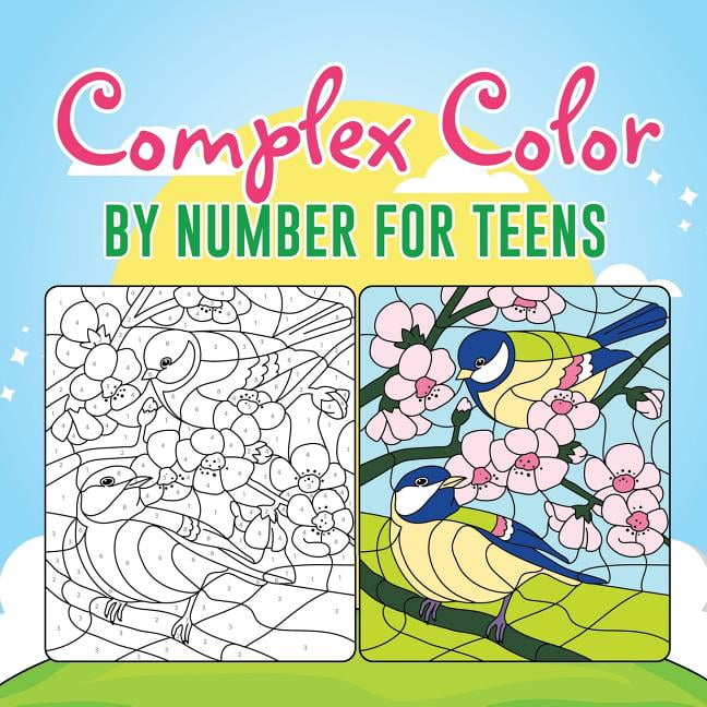Complex Color by Number for Teens (Paperback)