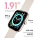 thumbnail image 5 of Reloj inteligente TOOBUR Alexa con pantalla HD integrada IP68 de 1,91", color beige, 5 of 6