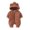 Brown, variant on Esaierr Infant Boys Girls Winter Snowsuit Outwear for Newborn Romper Jumpsuit Warm Zip Jumpsuit for 0-18M