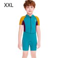thumbnail image 2 of Niños trajes de baño Sunprotection Traje de buceo ultrafino Neopreno Nylon traje de baño de una sola pieza para el buceo juvenil Snorkeling Surfing Natación amarillo XXL Scienceny OD003672-05, 2 of 7