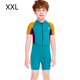 thumbnail image 2 of Niños trajes de baño Sunprotection Traje de buceo ultrafino Neopreno Nylon traje de baño de una sola pieza para el buceo juvenil Snorkeling Surfing Natación amarillo XXL Inevent OD003672-05, 2 of 7
